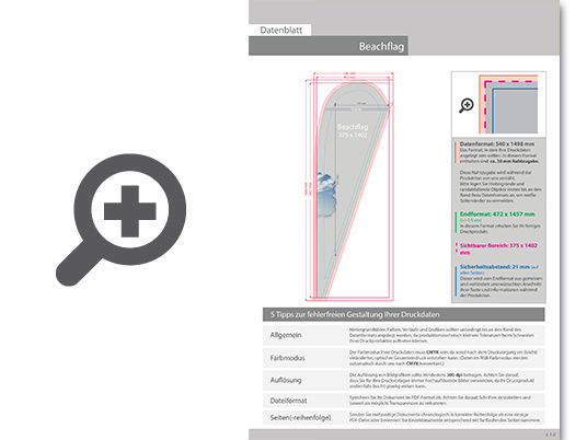 Product Bild aufsteller_prisma_gro___mit_klebestreifen_und_mattfolie_kaschiert