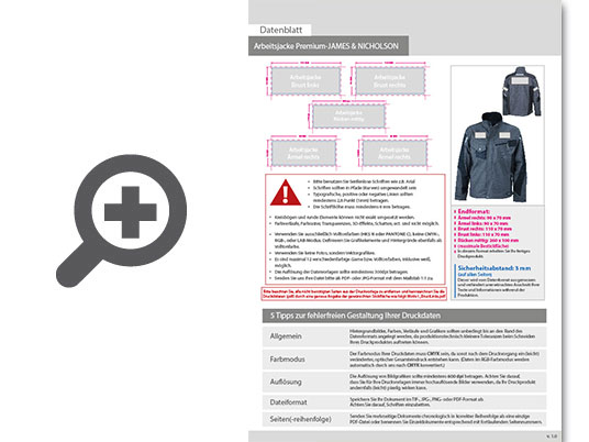 Product Bild arbeitsjacke_premium-james_&_nicholson__mit_einer_stickposition_(hinten)