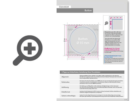 Product Bild hochwertiger_magnetbutton_Ø_55_mm__4_0_farbig_einseitig_bedruckt