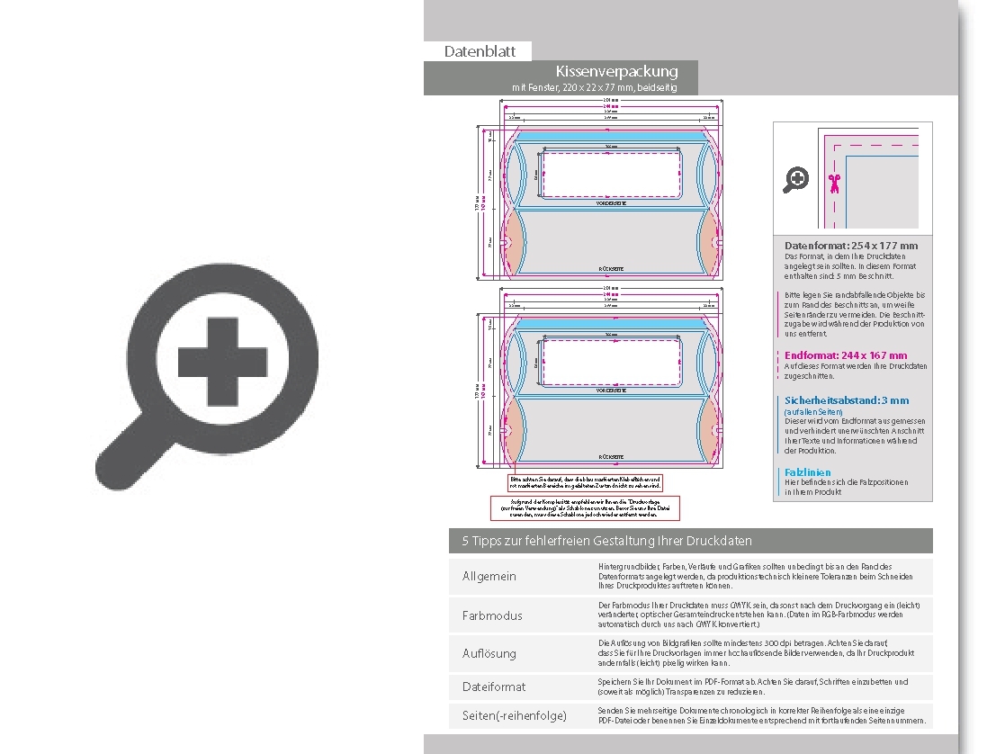 Product Bild kissenverpackung_(22_cm_x_2_2_cm_x_7_7_cm)_beidseitig_bedruckt_4_4-farbig_mit_gestanztem_fenster
