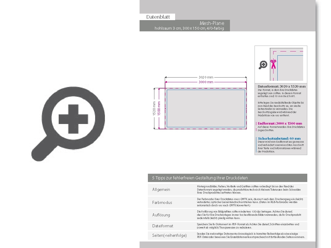 Product Bild hochwertige_mesh-plane_(pvc-frei)__300_x_150_cm__4_0-farbig_bedruckt__hohlsaum_links_und_rechts_(durchmesser_hohlsaum_3_0_cm)