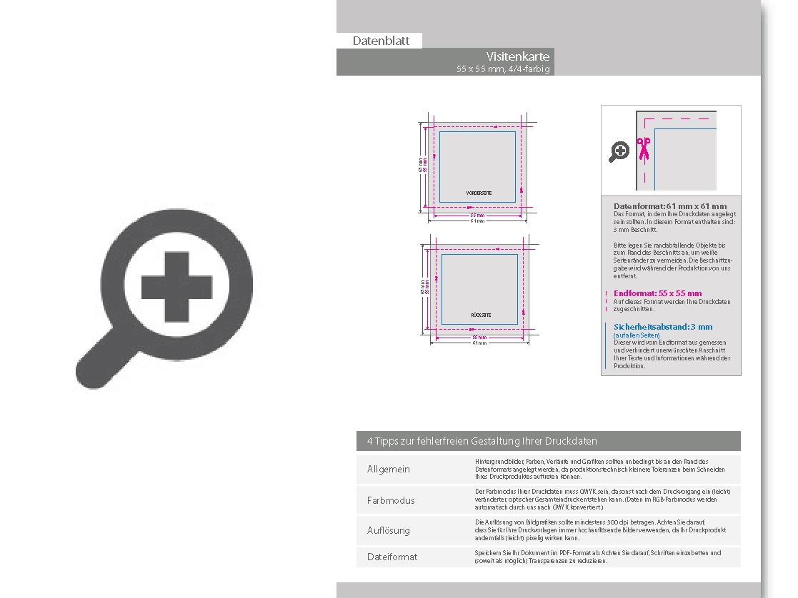 Product Bild visitenkarten_quadratisch_4_4_farbig_55_x_55_mm_(beidseitiger_druck)__offsetkarton